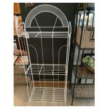 VINTAGE WIRE FOLDING SHELF, 48" X 19" X 8"
