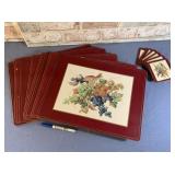 VINTAGE PIMPERNEL CORK-BACKED PLACEMATS &