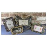 4 PCS, DECORATIVE FRAMES WITH BUTTERFLIES AND