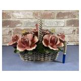 VINTAGE ITALIAN CAPODIMONTE PORCELAIN FLOWER
