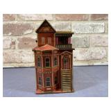 RED, 2-STORY HOUSE FIGURE, NOT WORKING