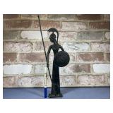 ATHENA GREEK GODDESS METAL SCULPTURE