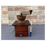 VINTAGE COFFEE GRINDER WITH DRAWER