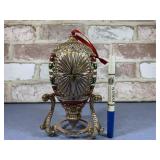 WALLACE SILVERSMITHS MUSICAL HOLIDAY EGG-
