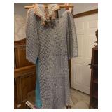 2 PCS:  MEDIEVAL STYLE CHAINMAIL HAUBERK WITH