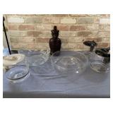 (6 PCS) 3- COFFEE POTS, CHIP & DIP BOWL, LARGE