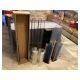 (8 PCS) ASSORTED STANDING VHS, CD, DVD HOLDERS