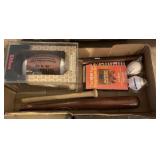 BOX LOT: SPORTS ITEMS - NFL REPLICA FOOTBALL IN