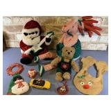 GROUPING OF PLUSH & OTHER ASSORTED CHRISTMAS