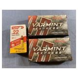 (3 PCS) BOXES OF AMMUNITION - 2 VARMINT EXPRESS