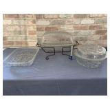 (2 BOXES)  2 PIECES OF VINTAGE LIBBEY GLASS CO.