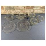 2 BOXES: PARTY COLLECTION, PLATES, 2-HANDLED