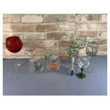 2 BOXES: ASSORTED PARTY WINE GLASSES- SOME