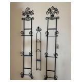(3 PCS) WIRE PLATE RACKS; 2-3 PLATE & 1-4 PLATE
