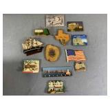COLLECTION OF 12 PCS ASSORTED MAGNETS
