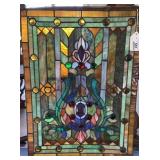BEAUTIFUL RETANGULAR-SHAPED STAINED GLASS