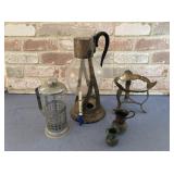 (5 PCS) ASSORTED METALWARE & GLASS AND METAL