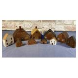 (10 PCS) ASSORTMENT OF WOODEN HAND-MADE