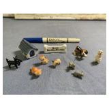 BAGGED LOT: 10 PCS- MINIATURE ANIMALS: DOGS,