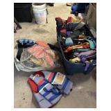 LARGE TOTE WITH GENEROUS ASSORTMENT OF LIFE