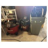 3 PC GROUPING: CRAFTSMAN 16 GAL SHOP VAC, 10 GAL