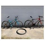 2 BICYCLES, HUFFY TEMPAS & MAGNA ANZA PLUS AN
