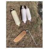 3 MARINE BOAT BUMPERS & ?