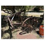 OLD METAL PLOW YARD DECOR ITEM