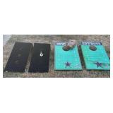 (2 SETS) YARD GAMES- WASHERS AND DALLAS COWBOY