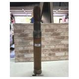 3-INCH MK6 WOODEN PRACTICE DRILL ROUND; POSSIBLY