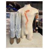MALE MANNEQUIN TORSO WITH FABRIC SOFT BODY &
