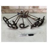 9 PCS: NUMERICAL BRANDING IRONS; #0-8