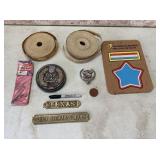 BOX LOT: 2 ROLLS OF TICKETS, LARGE PENNY, WHOOPIE