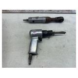 (2 PCS) PNEUMATIC AIR TOOLS: AIR RATCHET WRENCH AN