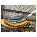 GROUP LOT: ASSORTMENT OF LAKE TOYS: INFLATABLES,