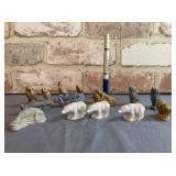 COLLECTION OF 14 PCS OF MINIATURE ANIMALS SOME OF