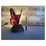 SMALL DECORATIVE BUTTERFLY BEDSIDE LAMP WITH