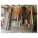 GROUP LOT: LARGE SELECTION OF ASSORTED WOOD: