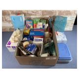 BOX LOT: ASSORTMENT OF FIRST AID SUPPLIES