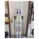 VINTAGE PAIR OF ELAN RC WHITE AND BLUE ALPINE