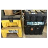 2 PCS: YELLOW & BLACK PLASTIC CONTICO 2-STEP STEP