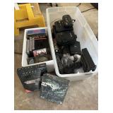(2 TOTES) LARGE SELECTION OF GAME CONSOLES AND