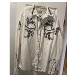 3 PCS: 2 VINTAGE PEARL SNAP WESTERN SHIRTS AND A