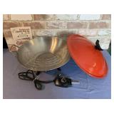 FARBERWARE ELECTRIC WOK SET, APPEARS TO BE NEW /