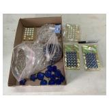 SELECTION OF GLASS VASE FILLERS