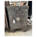 VINTAGE FLOOR STANDING COMBINATION SAFE,