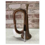 REPLICA MILITARY-STYLE COPPER & BRASS BUGLE