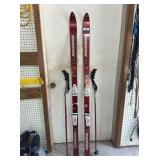 VINTAGE PAIR OF ROSSIGNOL S700 RED DOWNHILL SNOW