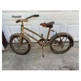 VINTAGE CHILDS BICYCLE WITH FULL WHEEL FENDERS AND