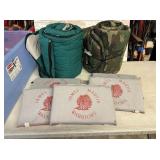 GROUP LOT: 2 SLEEPING BAGS & 5 SMALL MARTIN